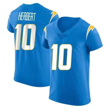Men's Justin Herbert Los Angeles Chargers Elite Blue Alternate Vapor Untouchable Jersey