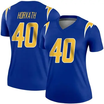 Women's Zander Horvath Los Angeles Chargers Legend Royal 2nd Alternate Jersey