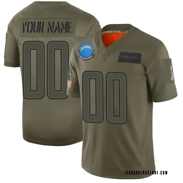 custom chargers jersey