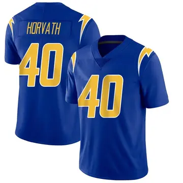 Youth Zander Horvath Los Angeles Chargers Limited Royal 2nd Alternate Vapor Jersey