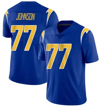 Youth Zion Johnson Los Angeles Chargers Limited Royal 2nd Alternate Vapor Jersey